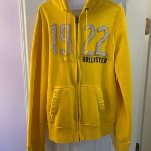 Hollister zip up hooded jacket